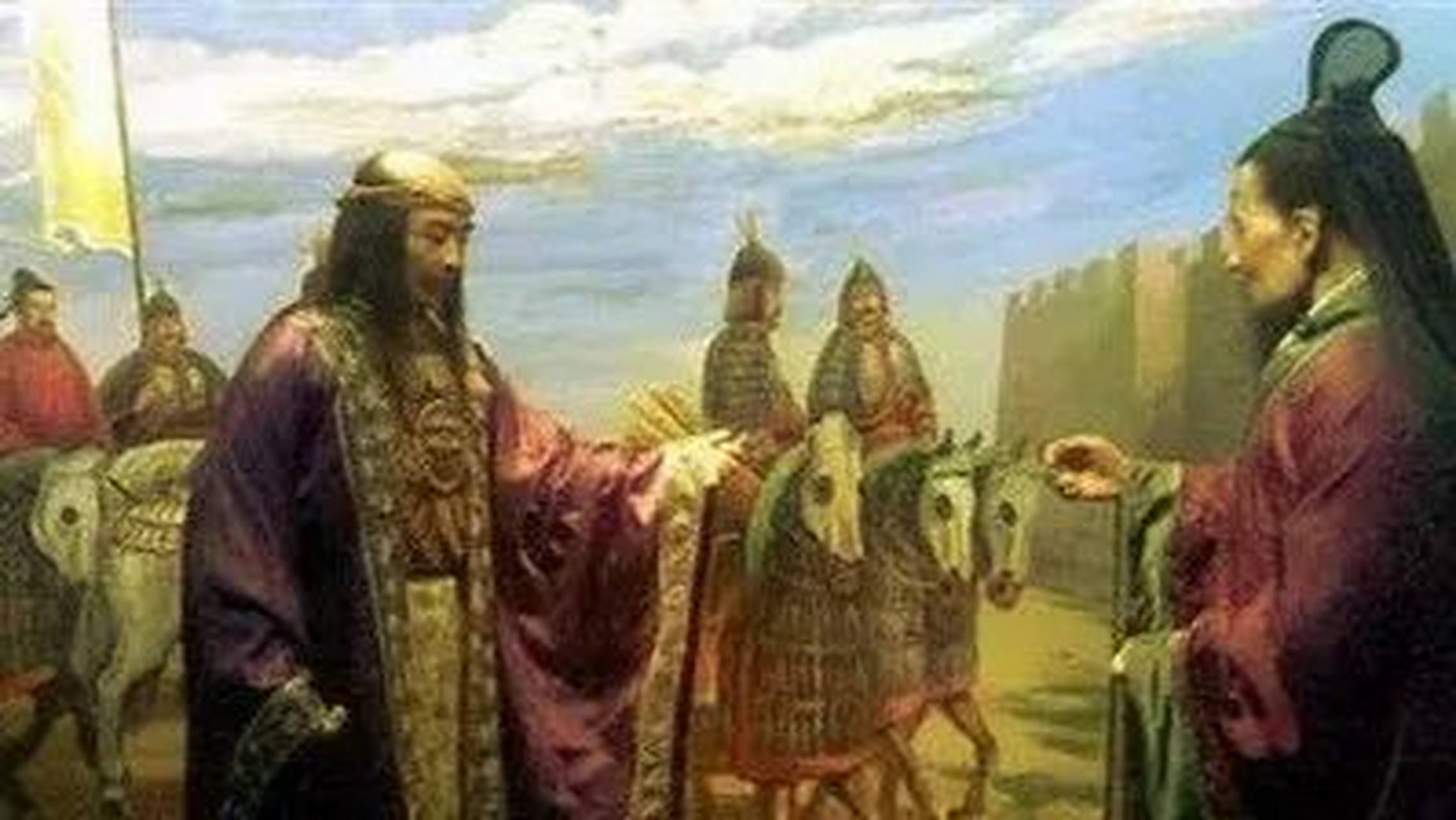 金人的"炮灰"——伪楚政权  话说处于东北边陲的女真人,受不了辽国的