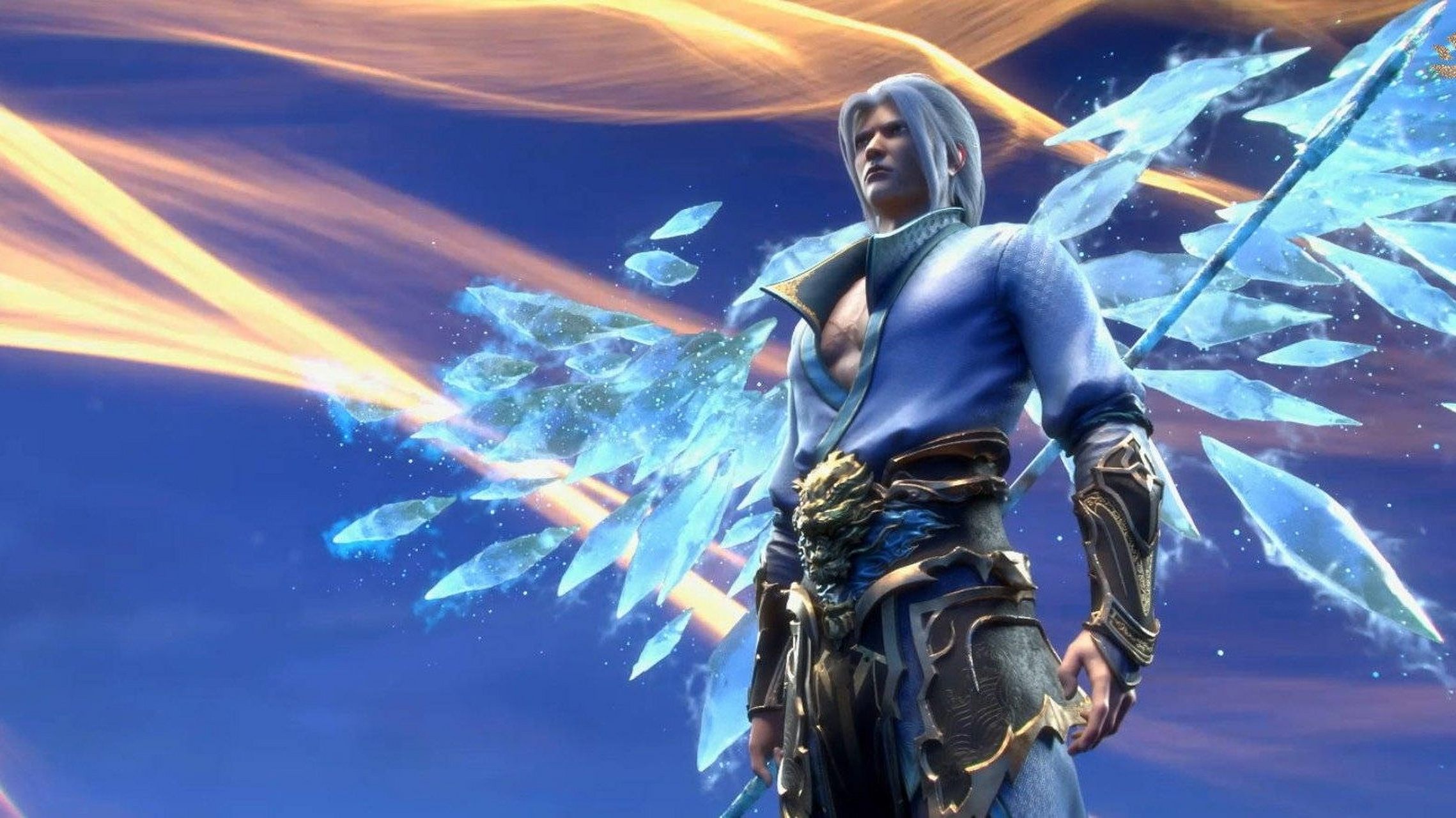 斗破苍穹年番# #冰皇海波东# 我不认为今天会葬身于此,并且我从来都