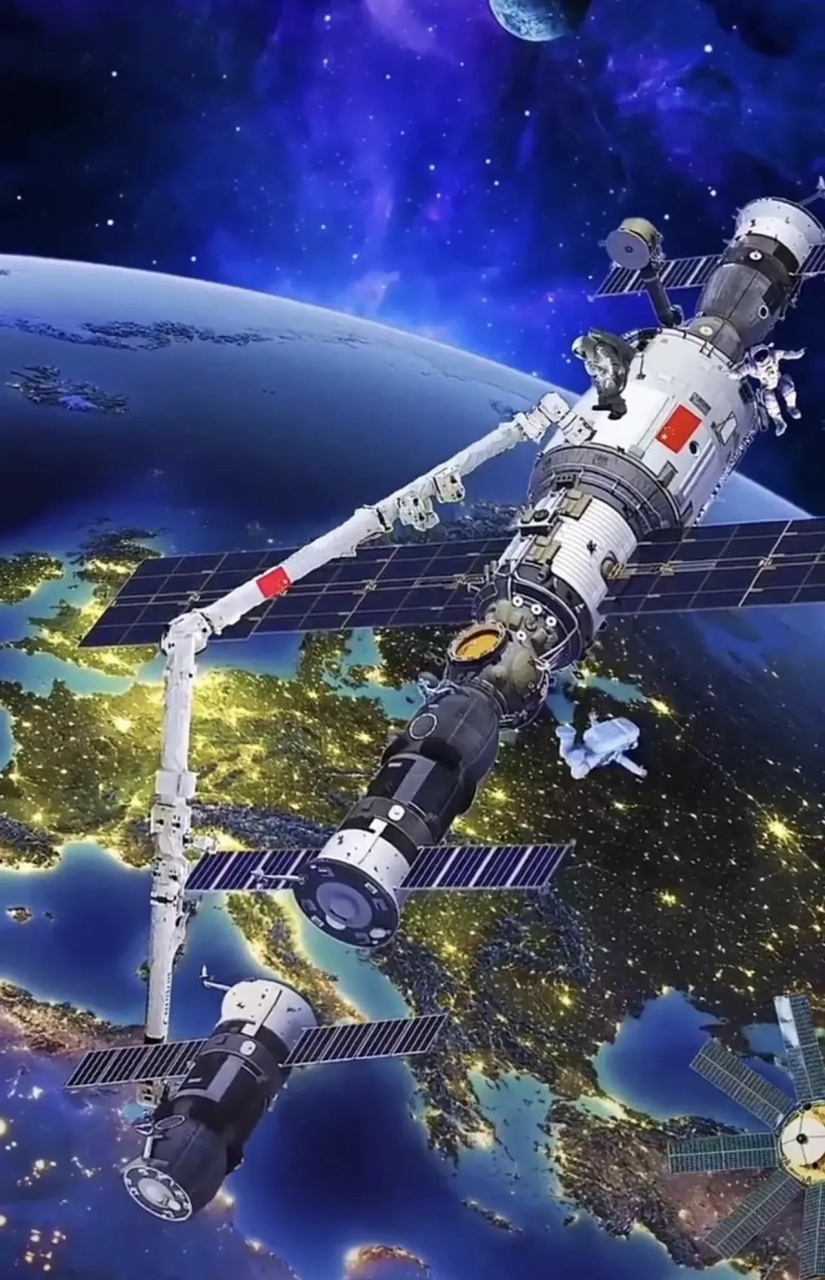 中国公布的首批允许进入中国空间站"天宫"的18国名单,五眼联盟统统