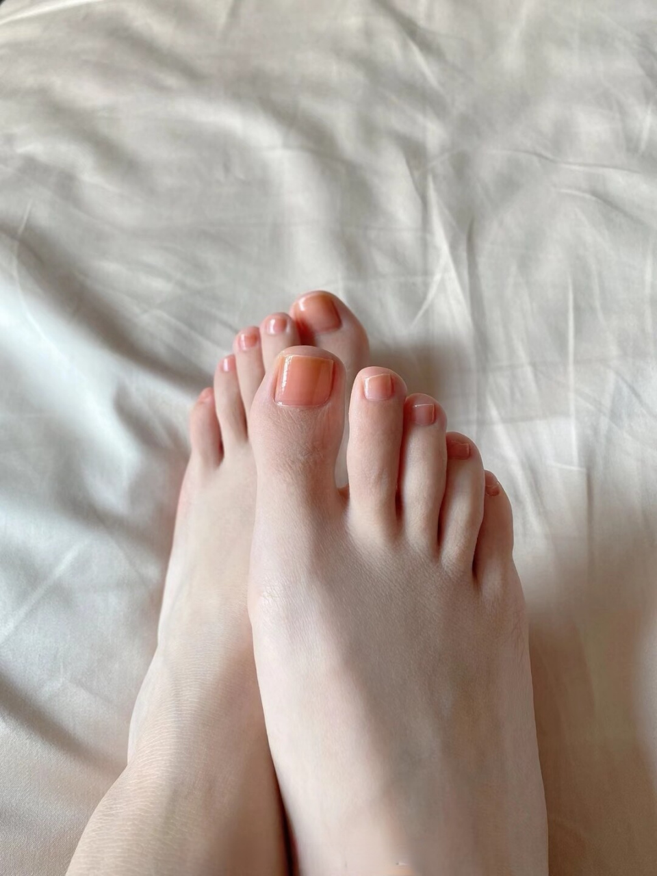 新涂的指甲油[互粉]#美腿玉足