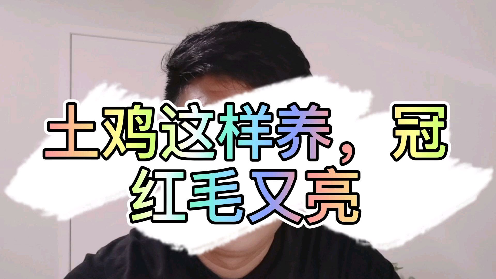 土鸡这样养,鸡冠长的快,脚蹬长的长,收购商抢着要