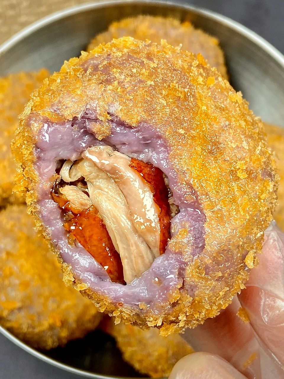 姐妹们,这个芋泥香酥鸭真的9315冲!