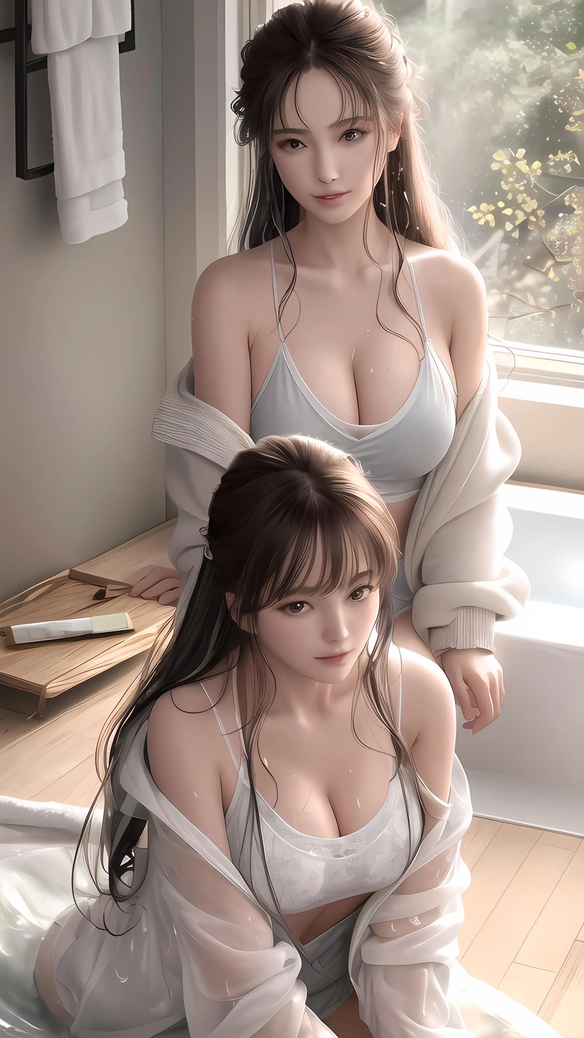 【AI绘画】一双明月贴胸前，紫禁葡萄碧玉圆。