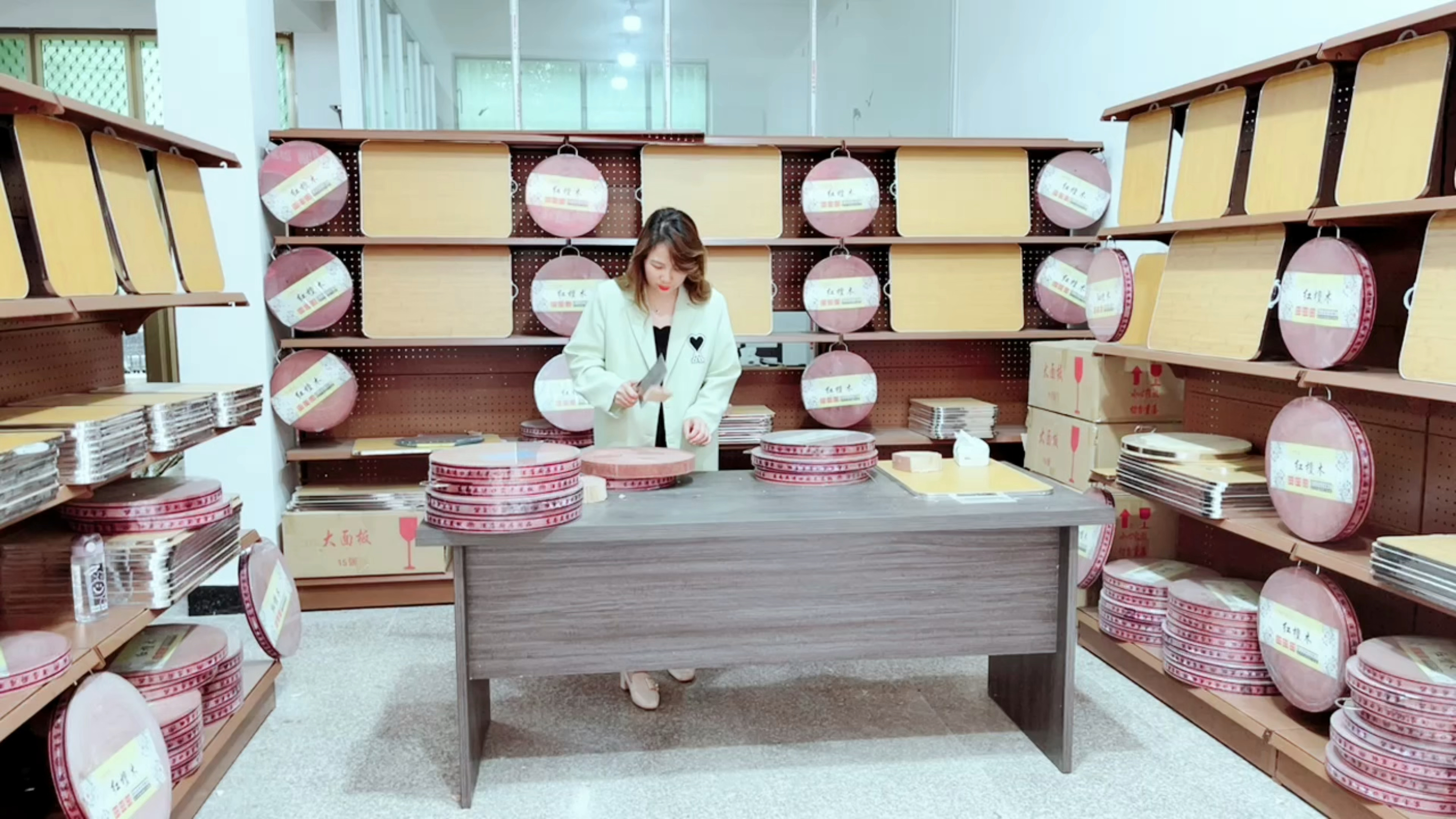 红檀木菜板,实体超市创业首选