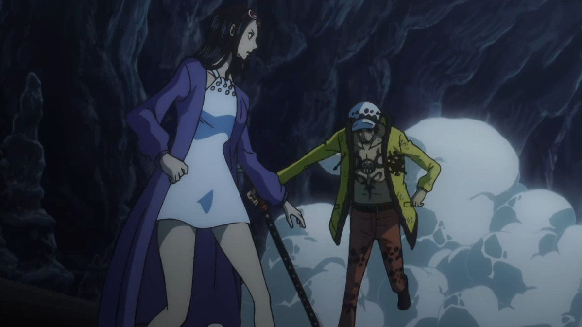 海贼王 原来罗和罗宾这么有cp感