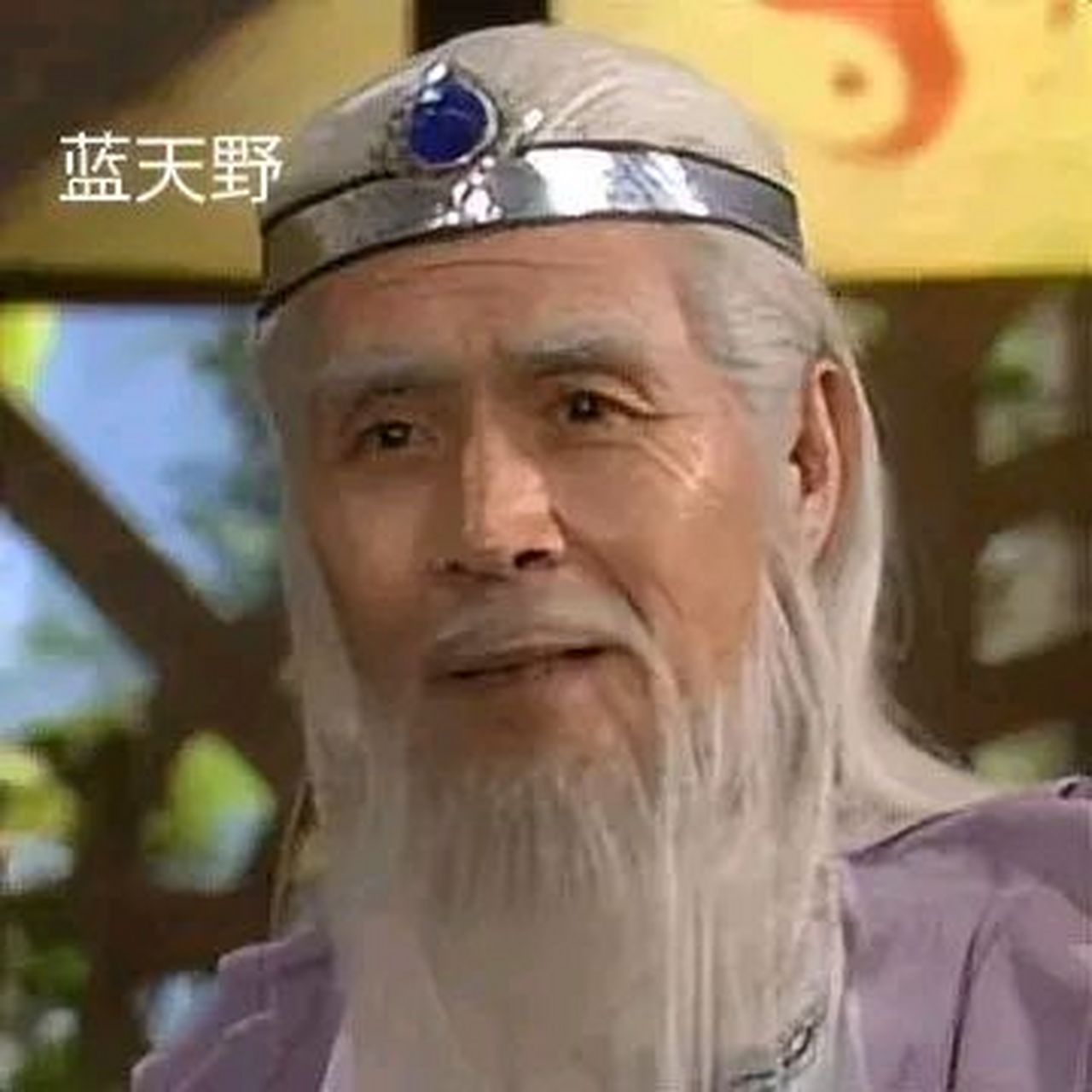 第一张是蓝天野饰演的姜子牙 第二张是刘德凯饰演的