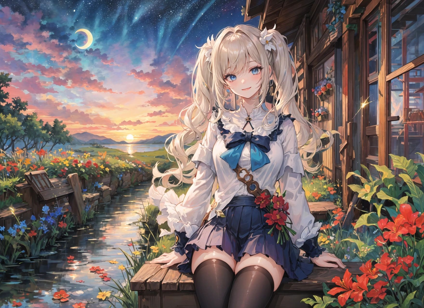 ai绘画|原神月下芭芭拉