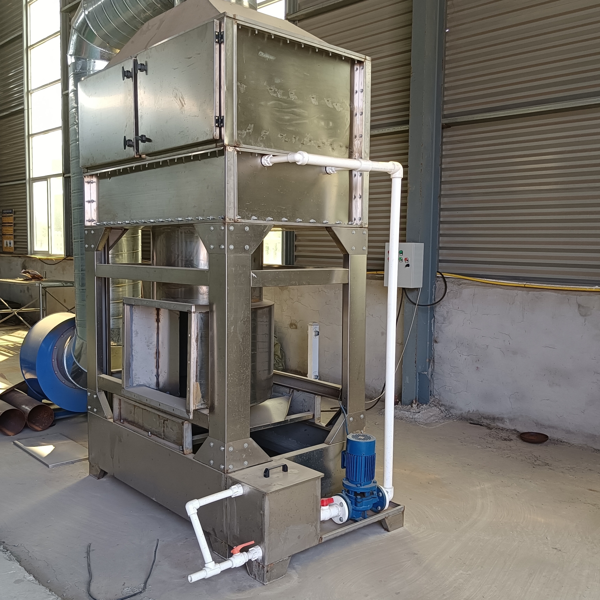 气旋喷淋塔不锈钢喷淋塔欢迎咨询订购热线18833756866