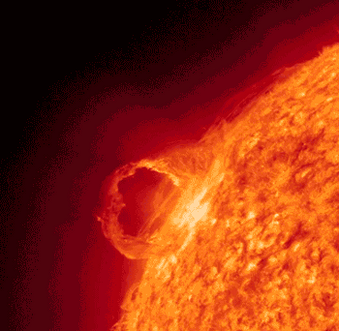 3月18日日,太陽發火了,但我怎麼感覺就像放了個屁似的?