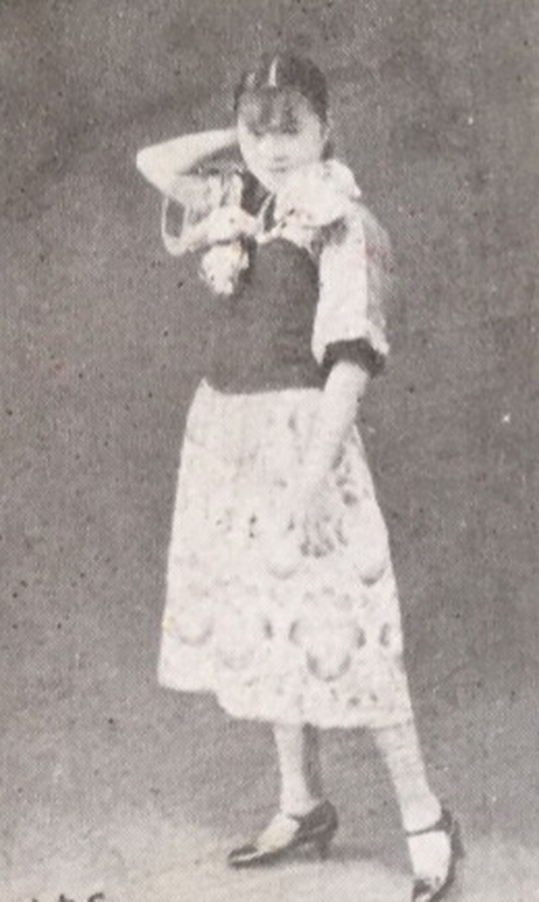 瑞伦烟草公司烟标美女模～民国时期