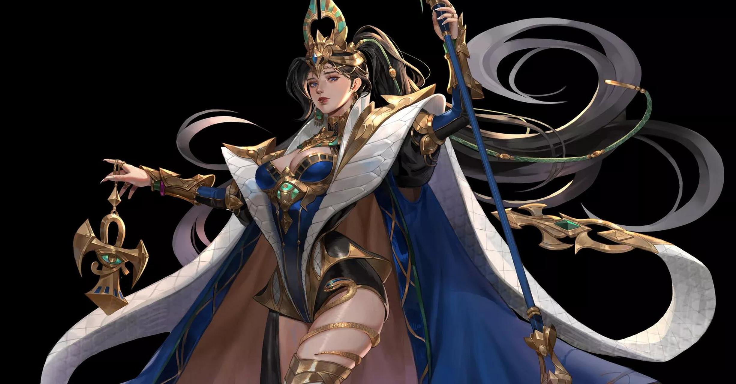 画师coco动漫角色作品欣赏,明盔亮甲的女战士.#动漫# #插画# #二次元