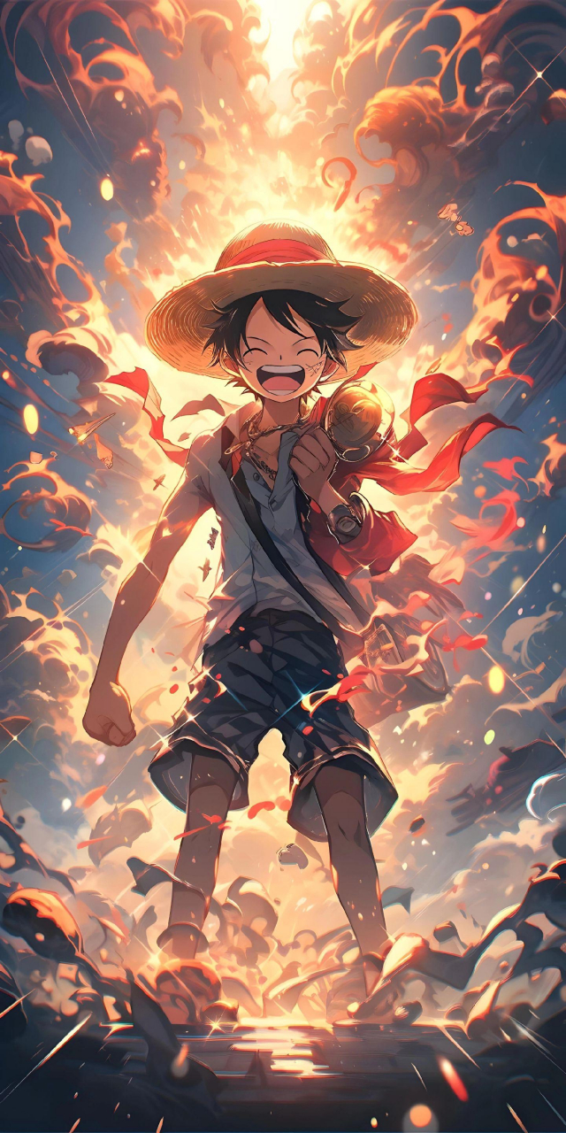 ai绘画|海贼王 蒙奇·d·路飞