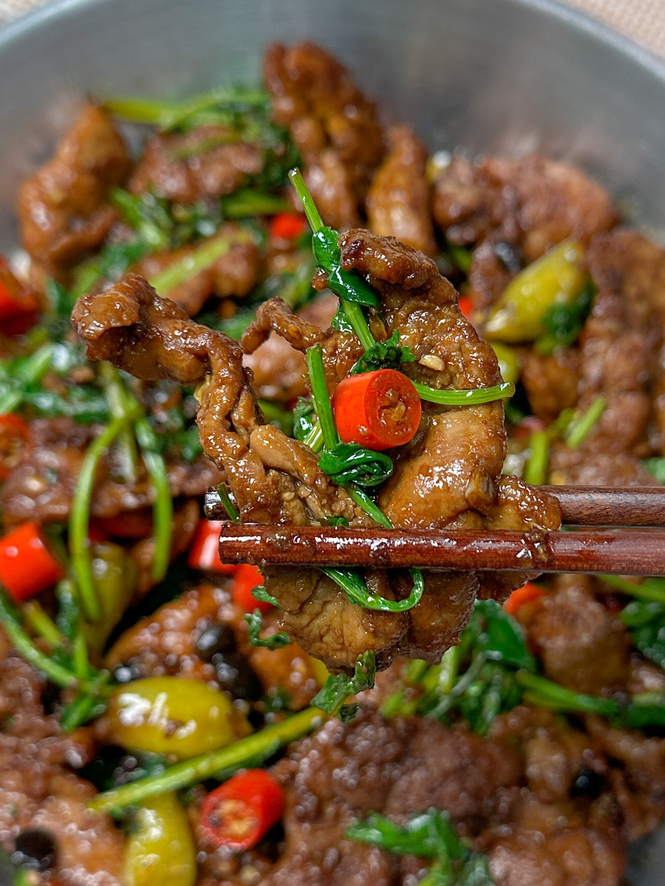 三晚米饭愣是没够吃小炒牛肉太香了吧