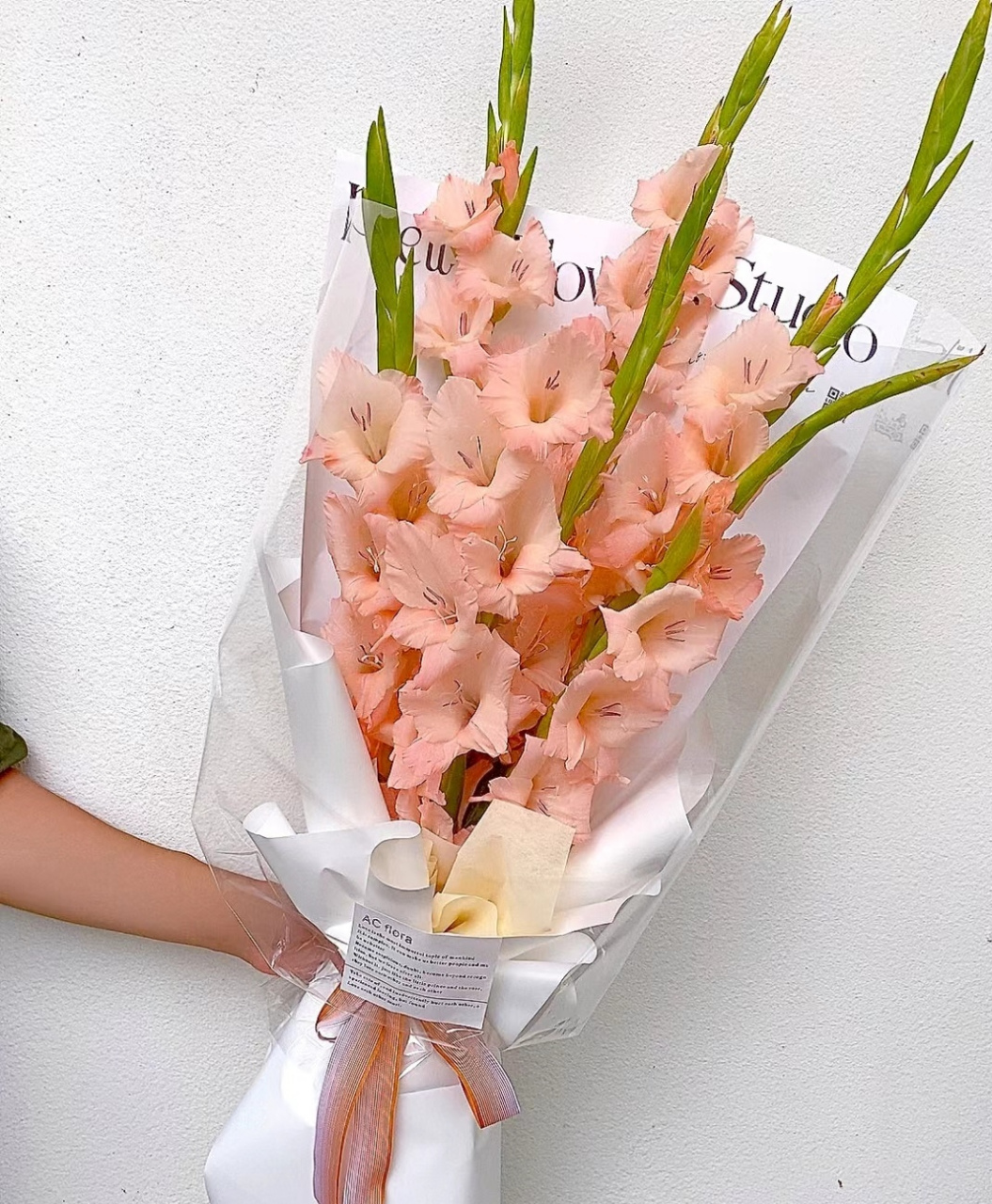 教师节花束推荐 剑兰花束 寓意健康长寿,节节高升 也适合送给长辈