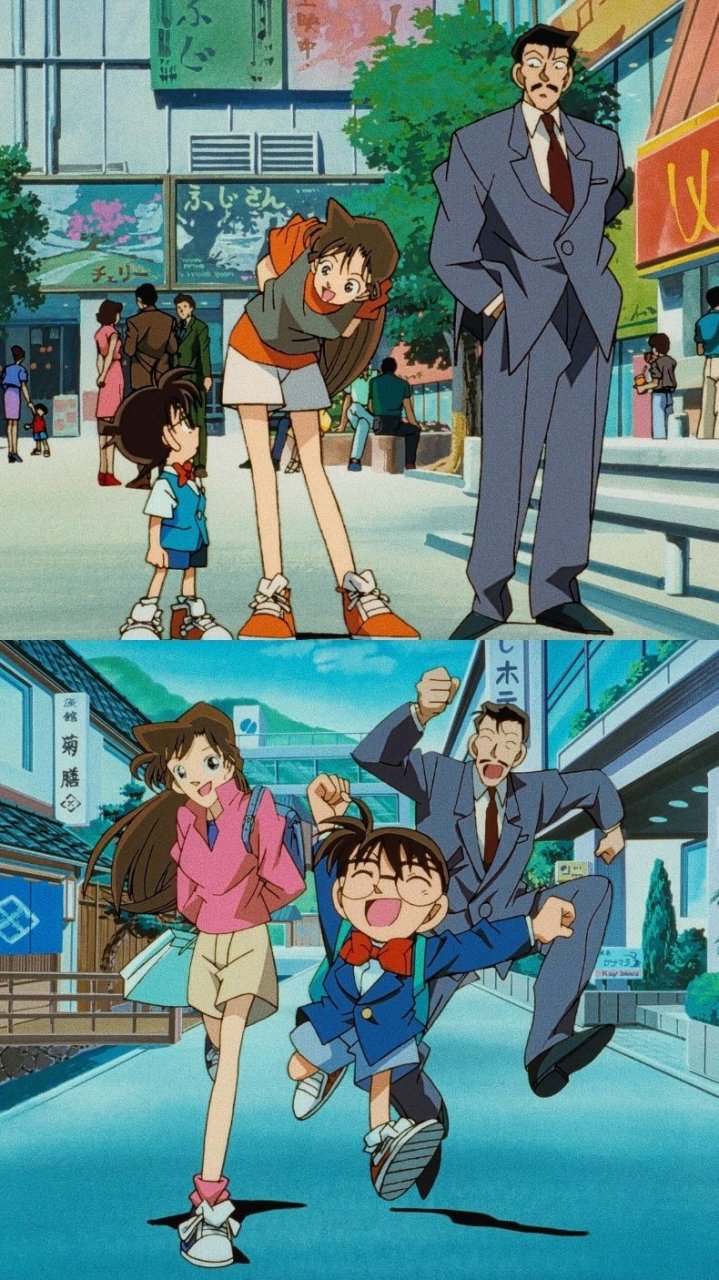 毛利小五郎,柯南和小兰三人的有趣日常#名侦探柯南