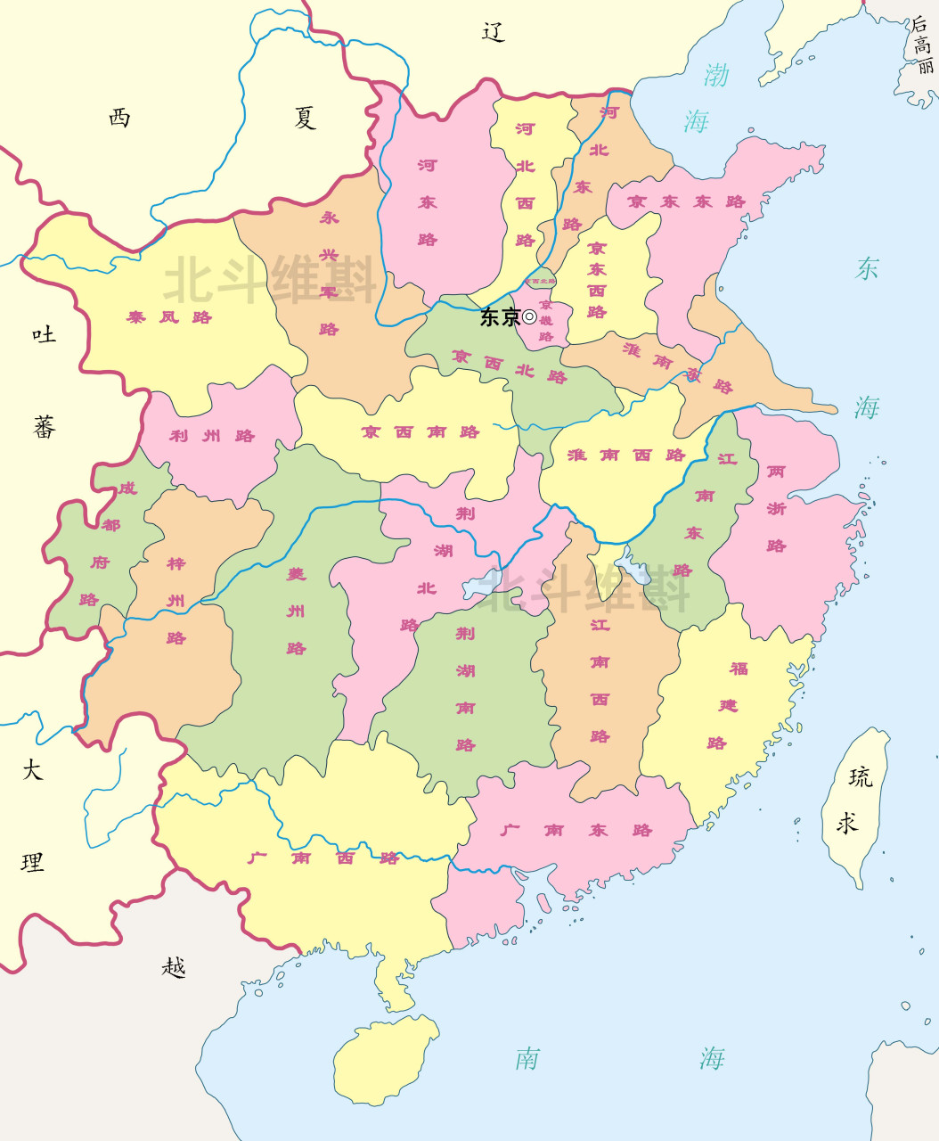 北宋地图州府图片