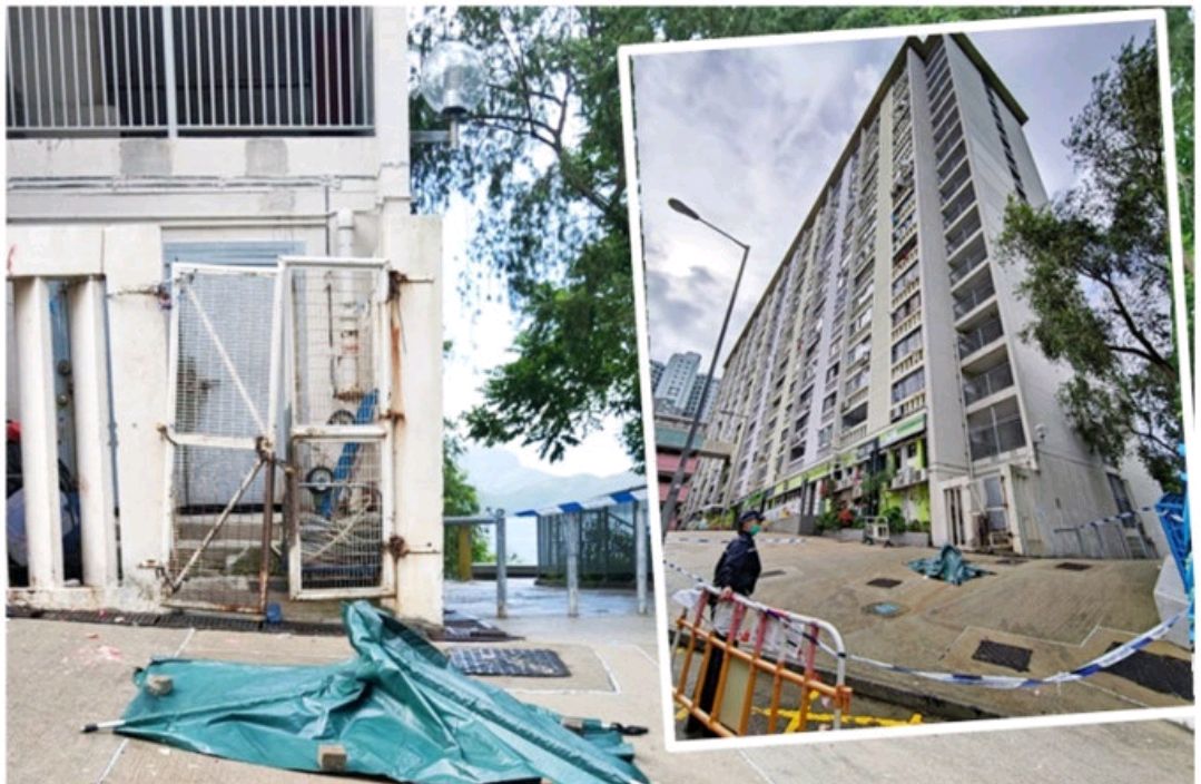 香港仔45岁男华富邨走廊堕楼亡 保安报警