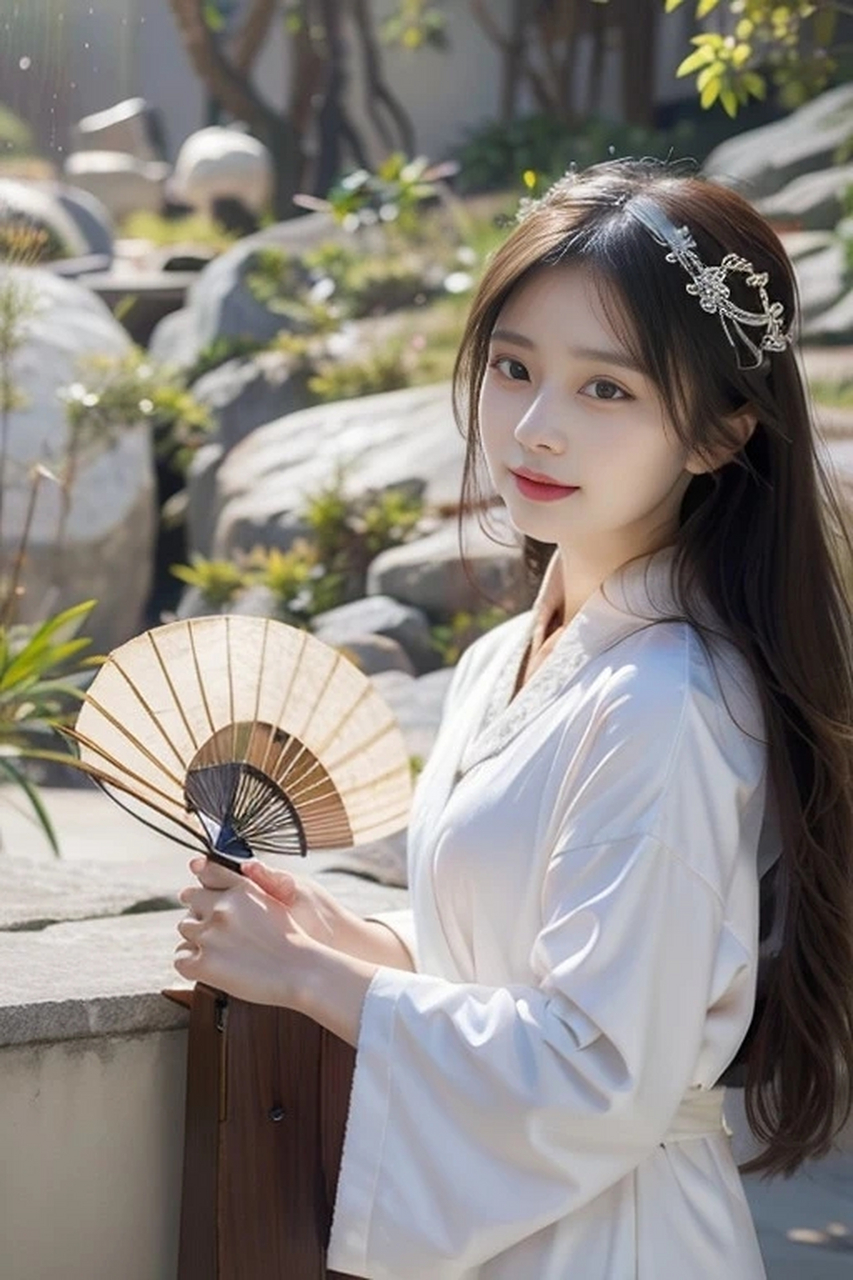 古代千金小姐娇,婀娜身姿动人魂. 眉梢微挑笑如花,眼瞳似水含情深.