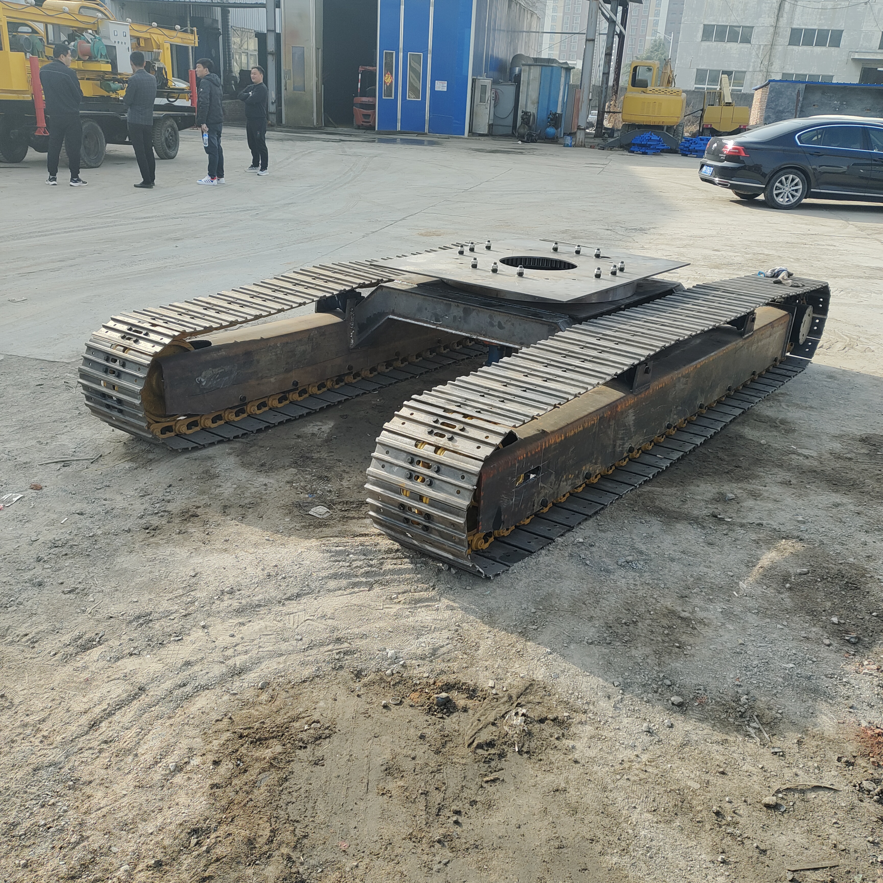 履带底盘总成应用广泛适用于各种机械设备的底盘配件