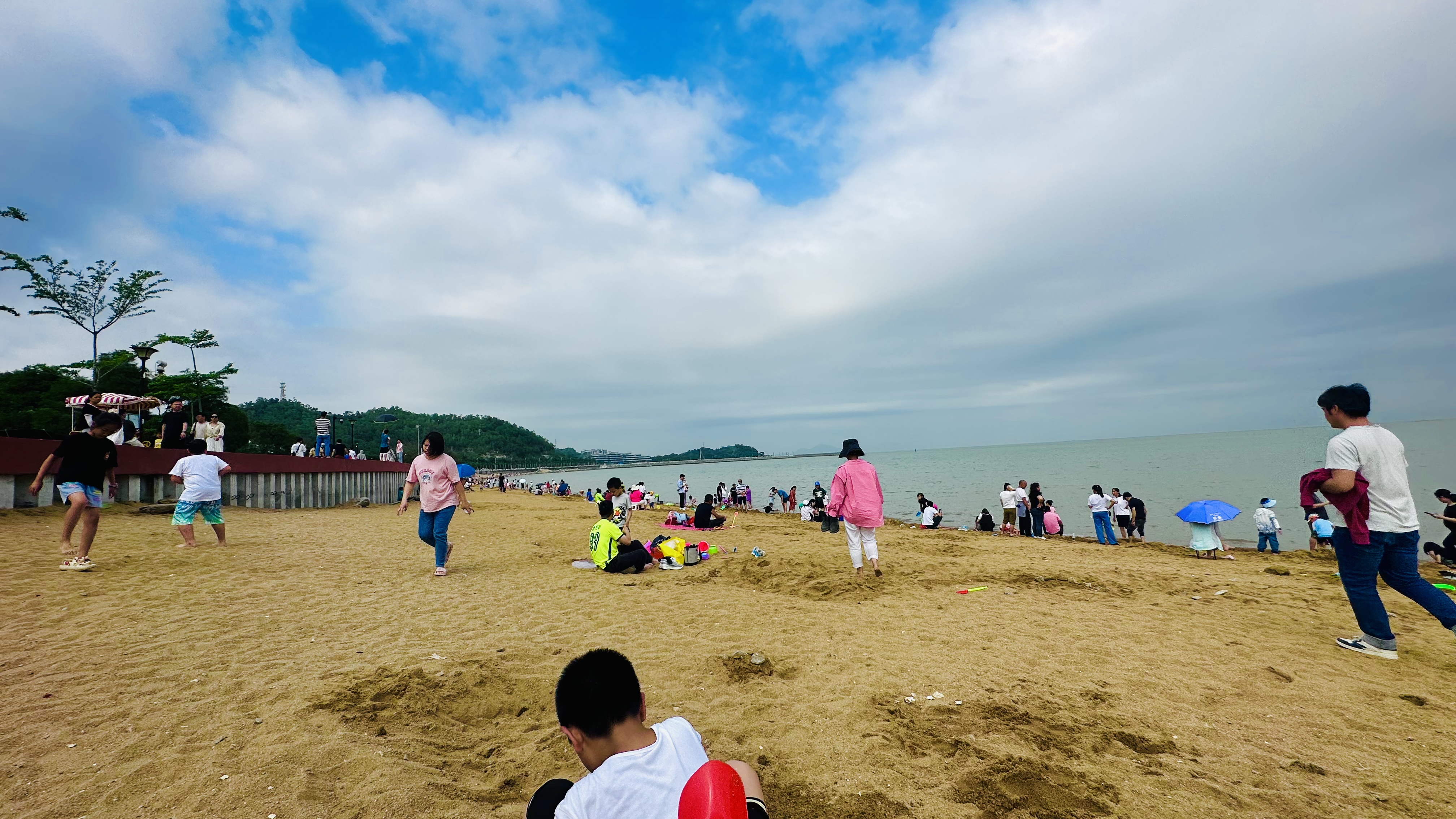珠海淇澳岛一日游!五一假期虽然人多一点,小朋友开心就可以!