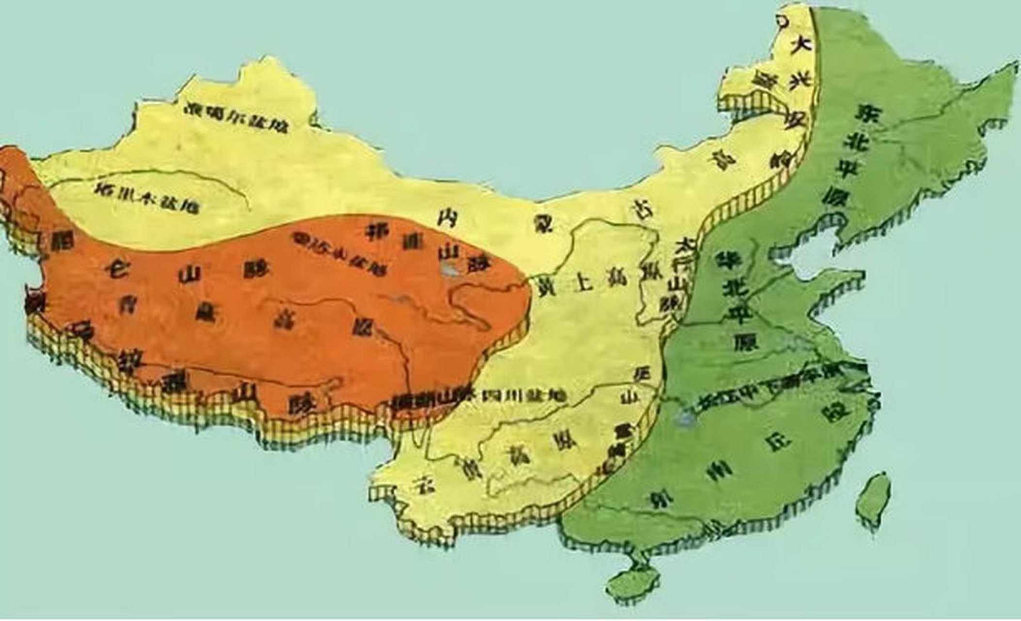 内蒙古高原范围图片