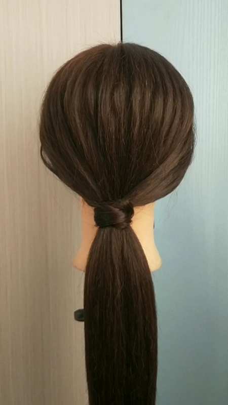 简约快速出门的一款职场低马尾发型教程-度小视