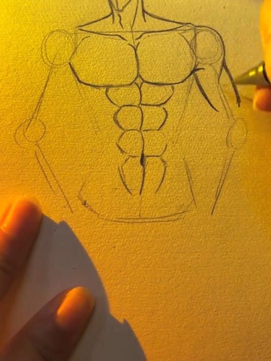 画腹肌嘛那还不简单,还想学什么?