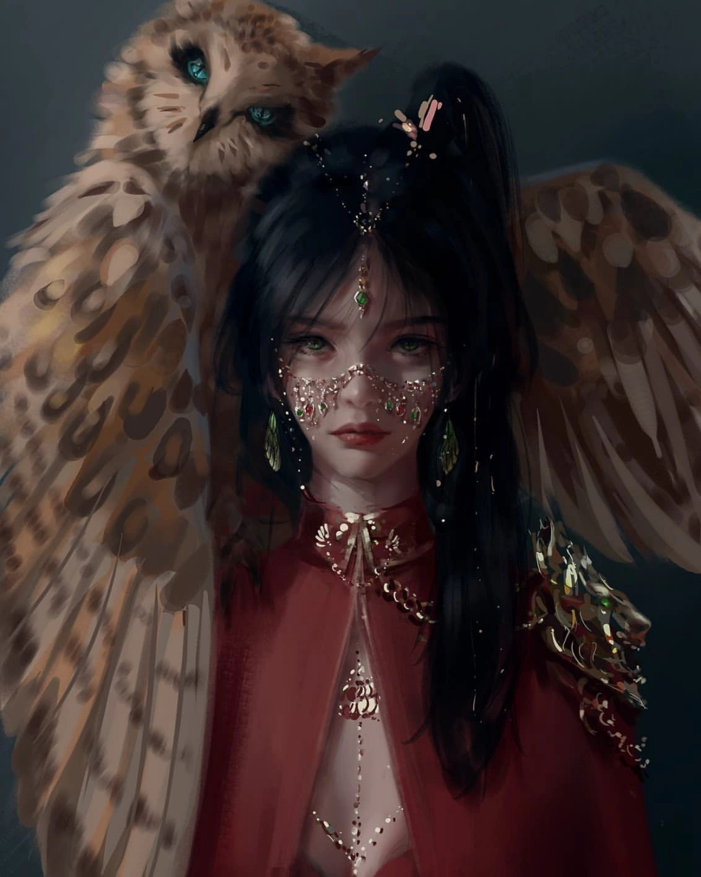 by wlop 王凌 #搜享计划# #动漫# #插画