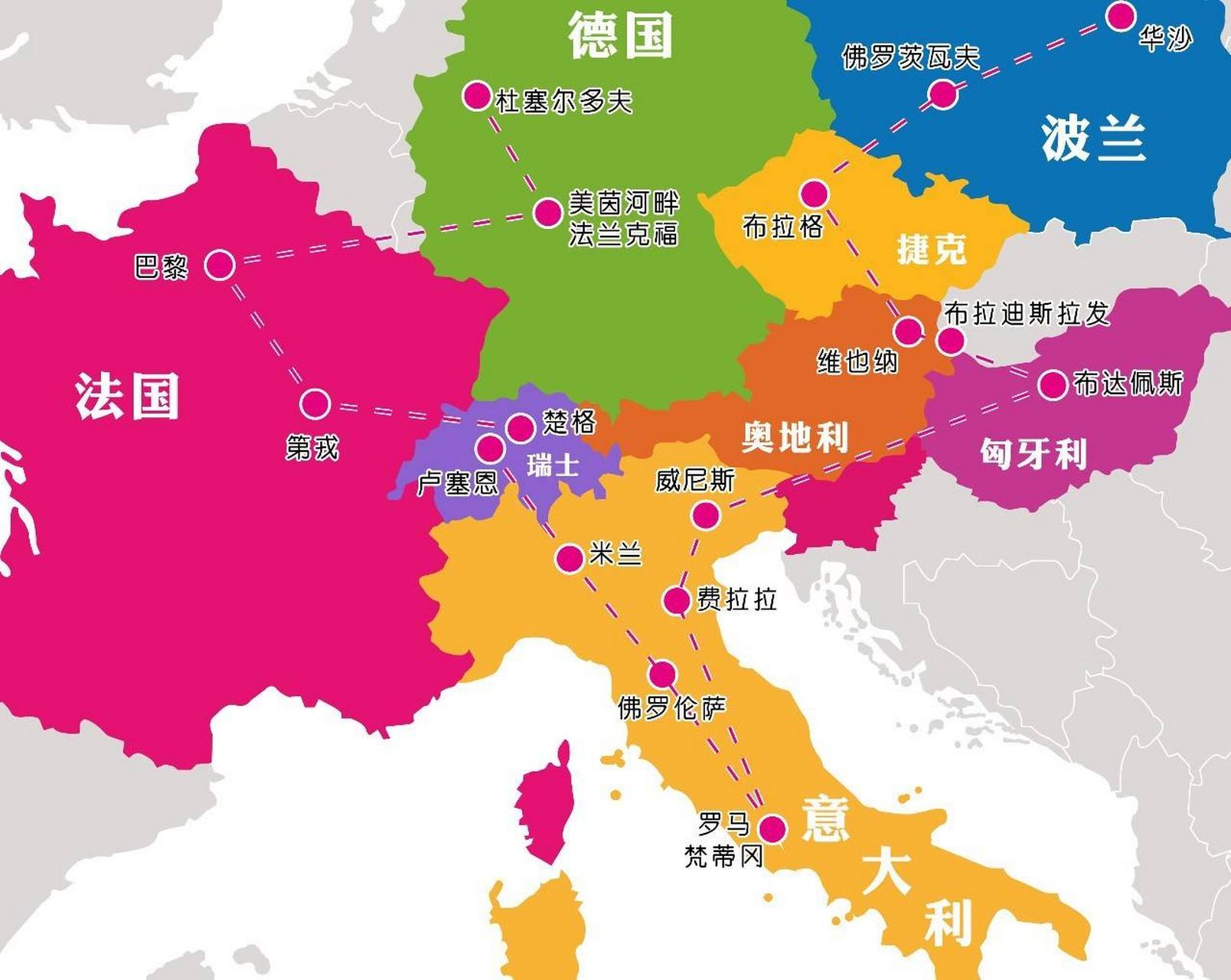 看了下瑞士地图,史诗级的地理位置.