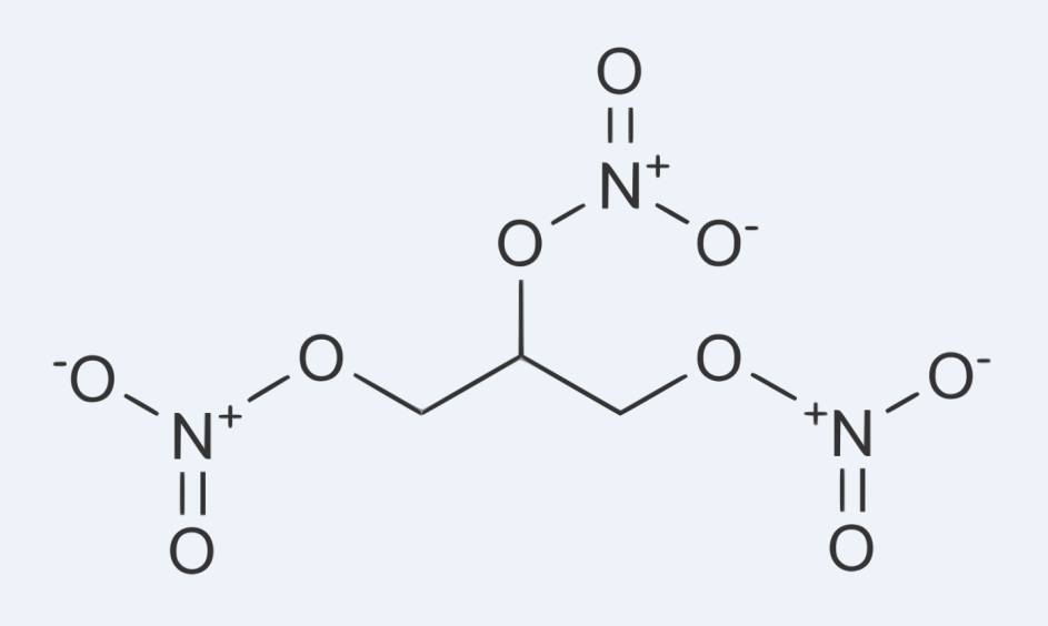 硝酸甘油化学结构式图片