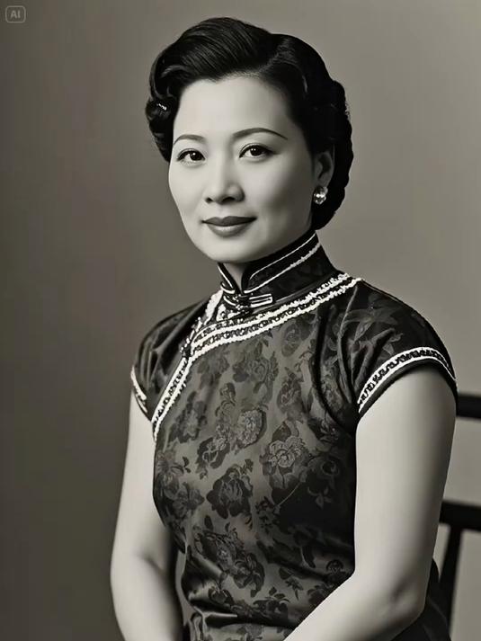 这才是宋美龄年轻时候的真实写照,那时候她看起来真的很美