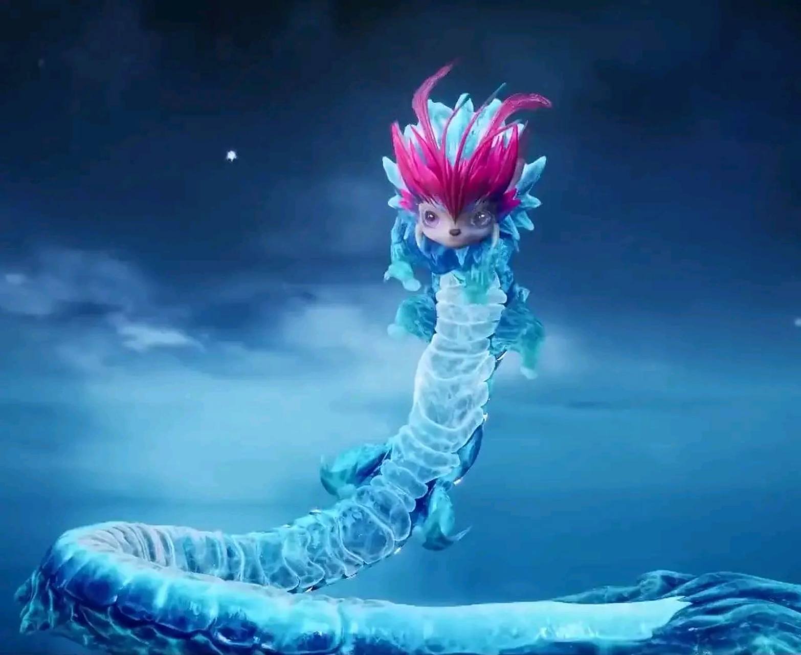 天梦冰蚕诞生于极寒之地,拥有精神属性和冰属性