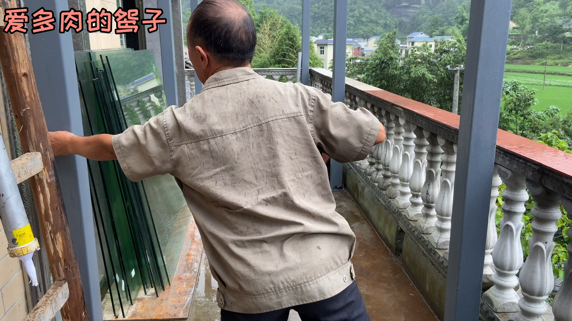 父亲花6千元盖玻璃房,为多肉搭建一个高级的家。父爱如山!