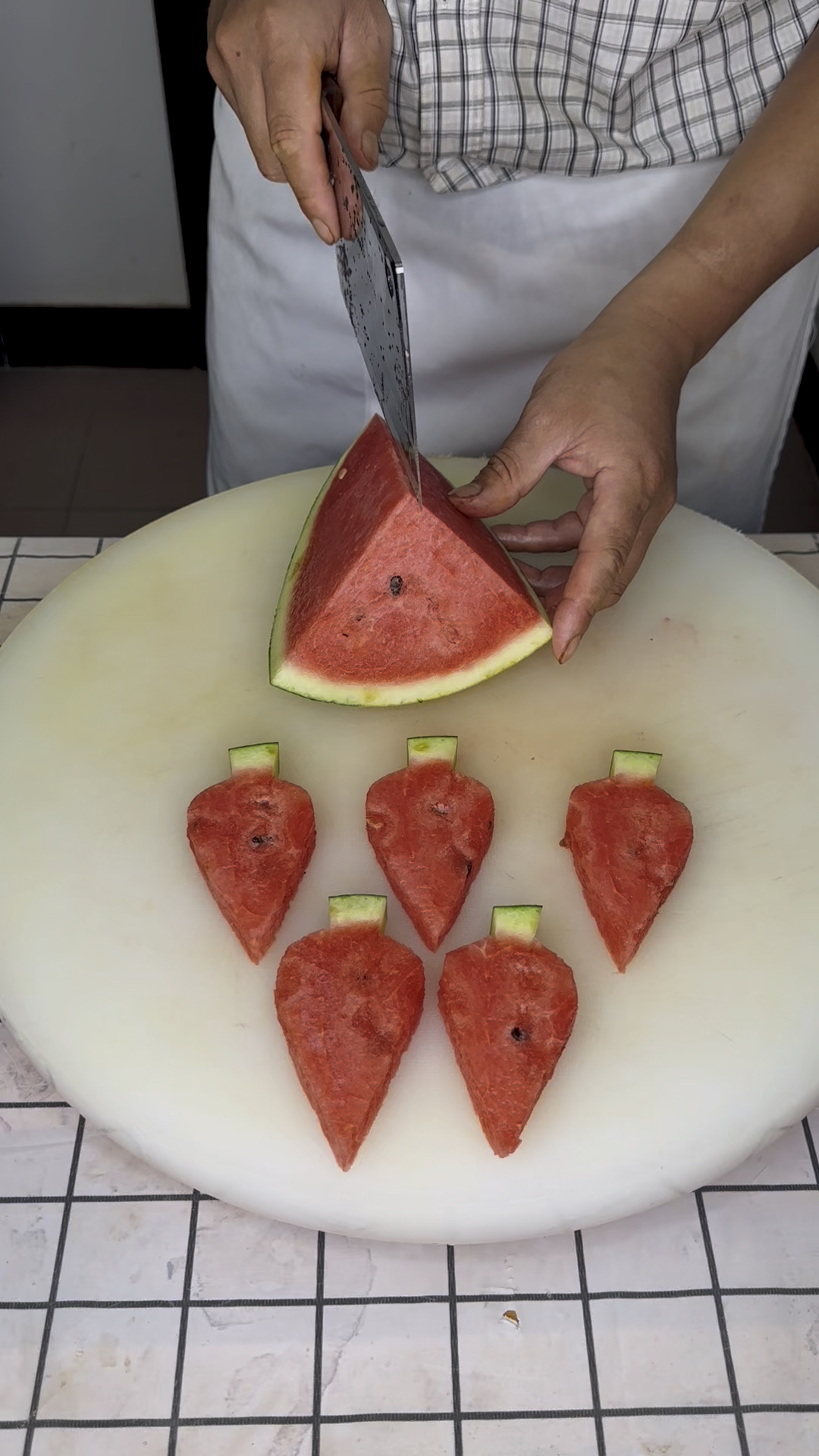 西瓜创意切法分享
