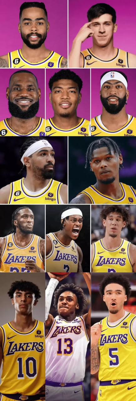 新赛季湖人十三太保薪资排行如下:  1,詹姆斯—— 4760万  2,浓眉