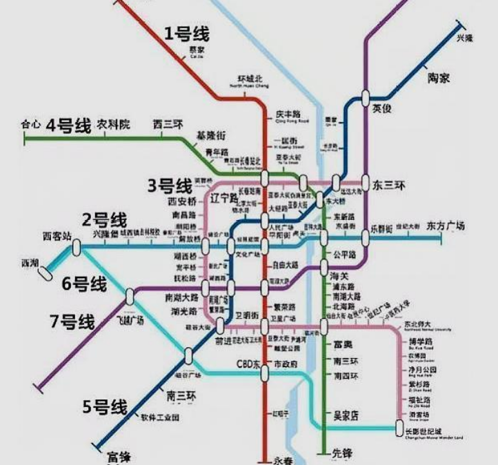 吉林市轻轨最新规划图图片