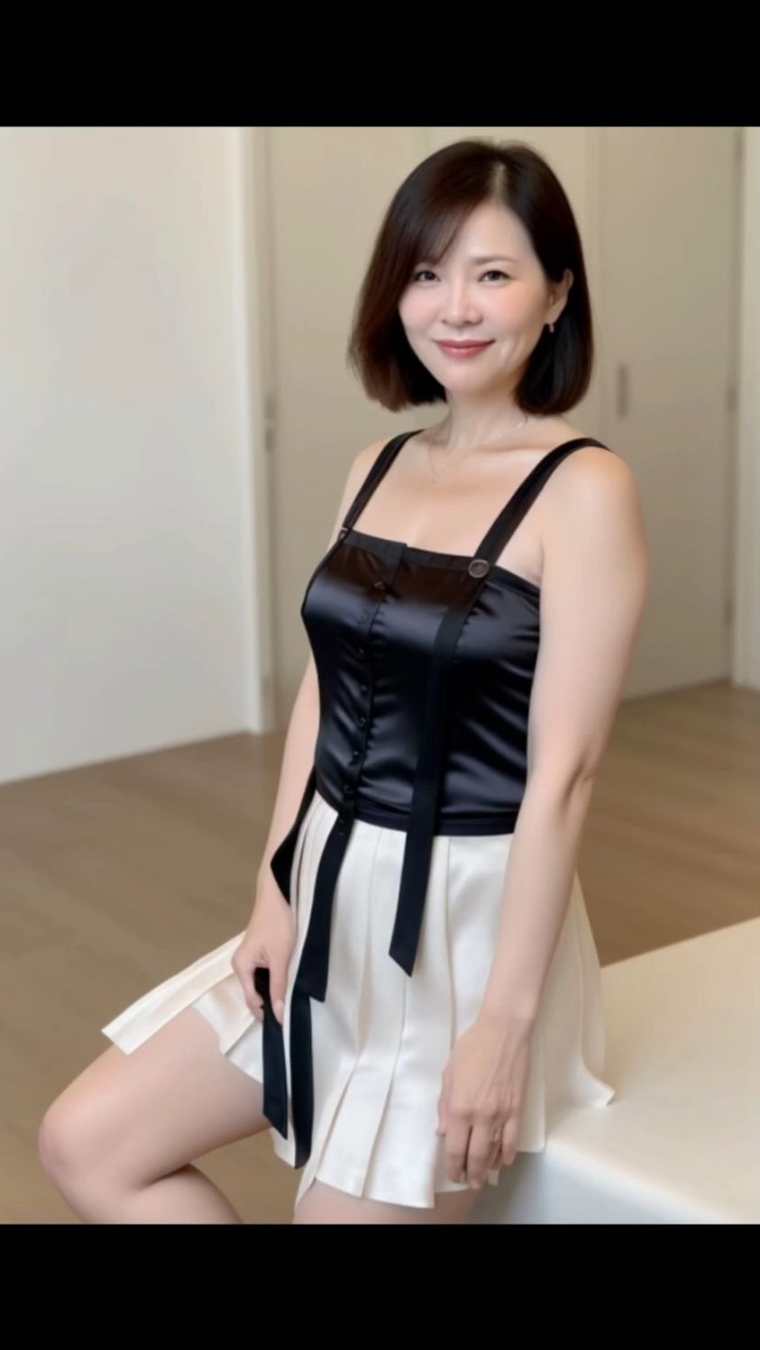 50岁得阿姨依然可以打扮的很漂亮