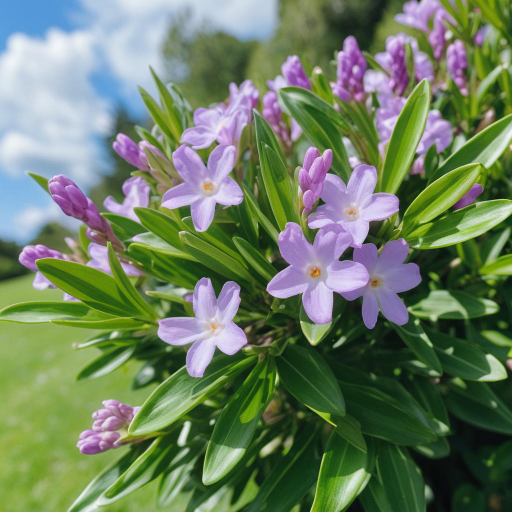 瑞香花的花语是永恒的爱情,它象征着纯洁和真挚