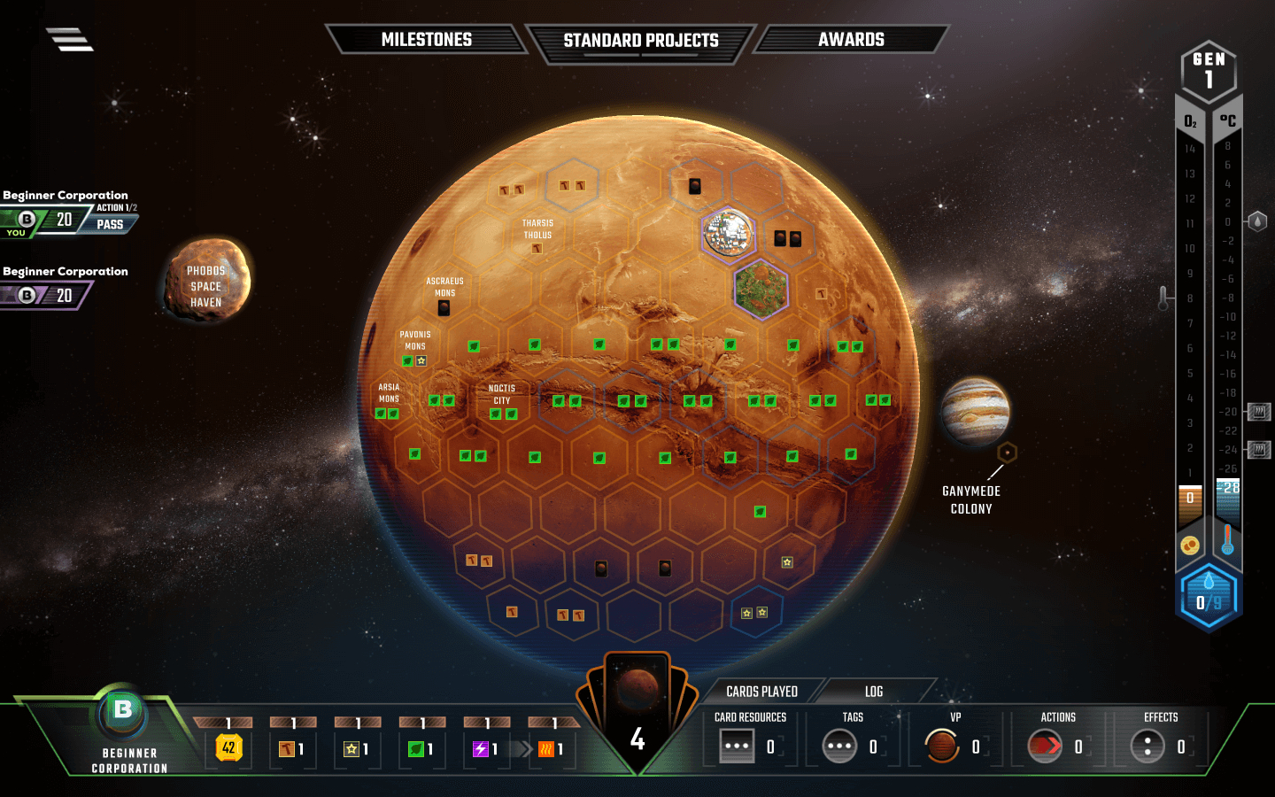 殖民火星 terraforming mars mac 苹果电脑游戏 英文原生版附dlc
