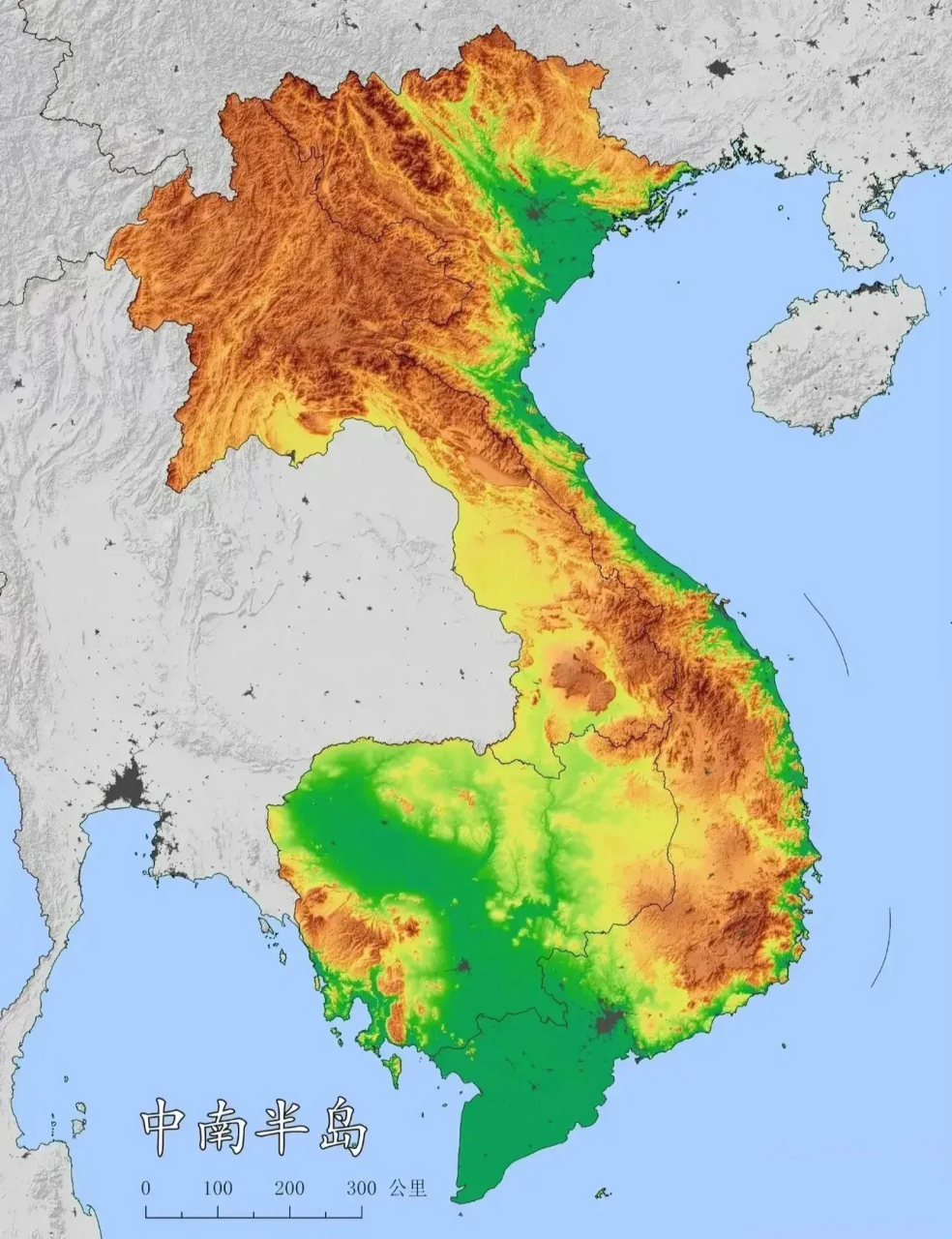 越南阮朝地图图片