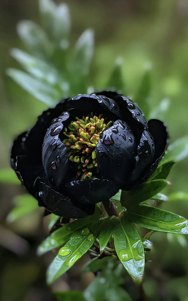 这样的黑牡丹,见过吗?