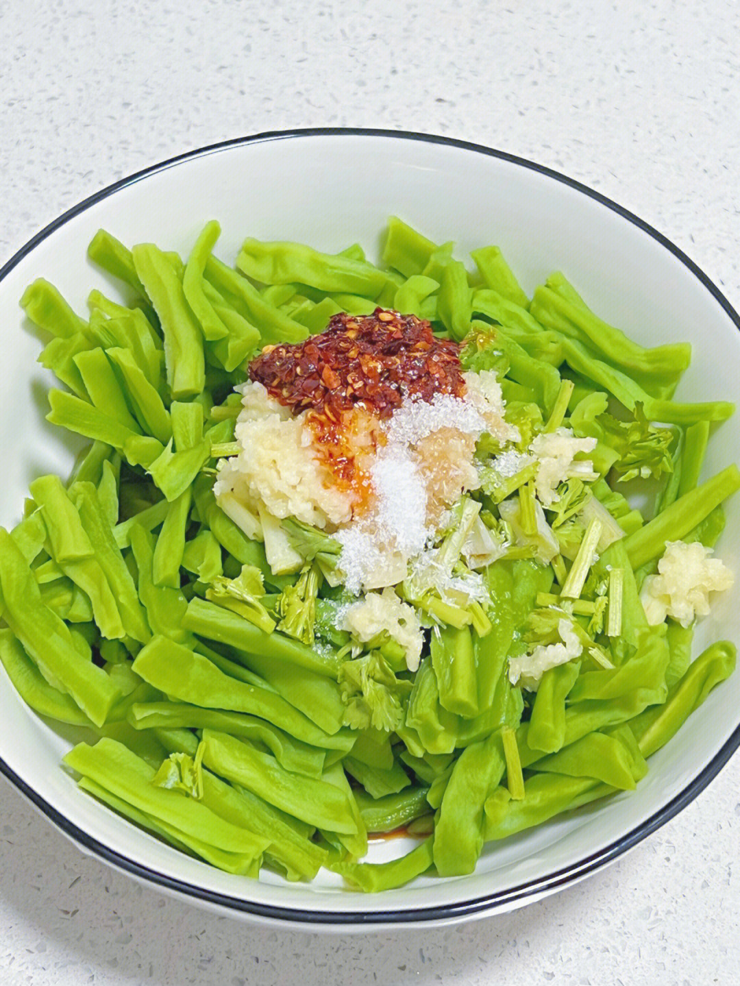 太脆太好吃了?不允许有人不会做这个凉拌贡菜✌凉拌菜家里总是必