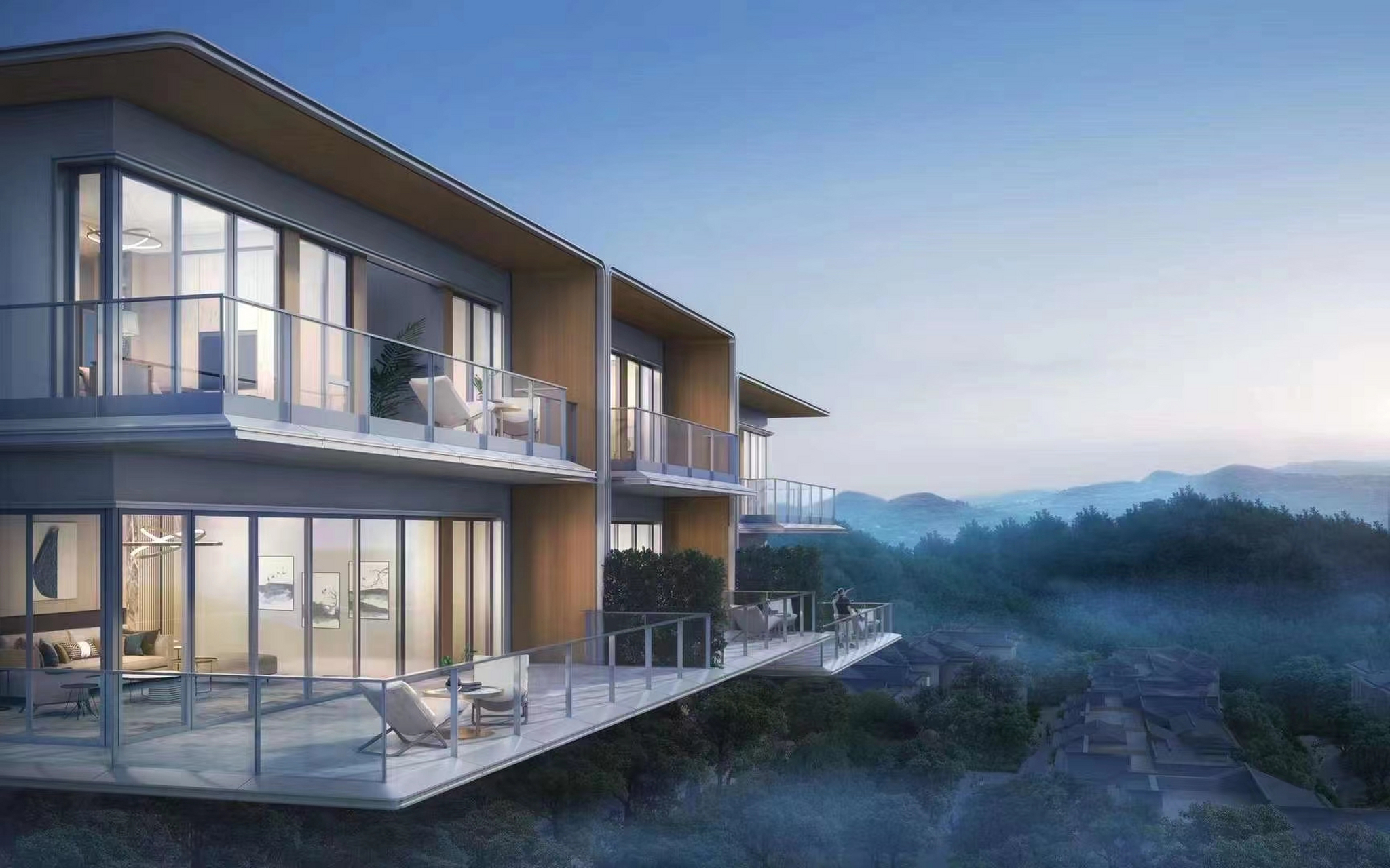 建在半山上的玻璃盒子, 安吉天使小镇——占地5000亩 精心打造原生态