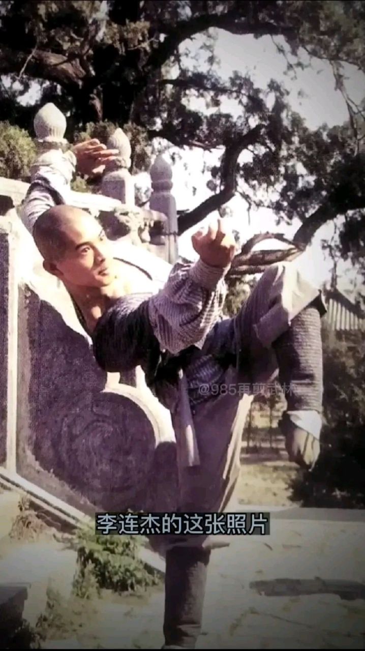 以前我们一直以为李连杰这张照片是这样的,其实真正李连杰的照片是