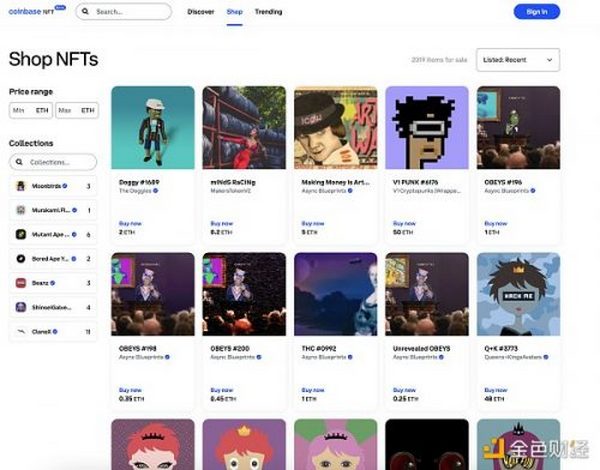 金色观察｜Coinbase NFT初体验：web3 社交市场的第一步
