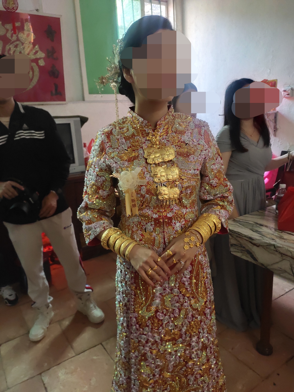 广东结婚金器图片