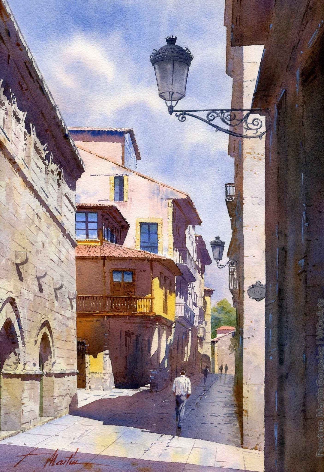 西班牙水彩画家faustino martin gonzalez作品欣赏