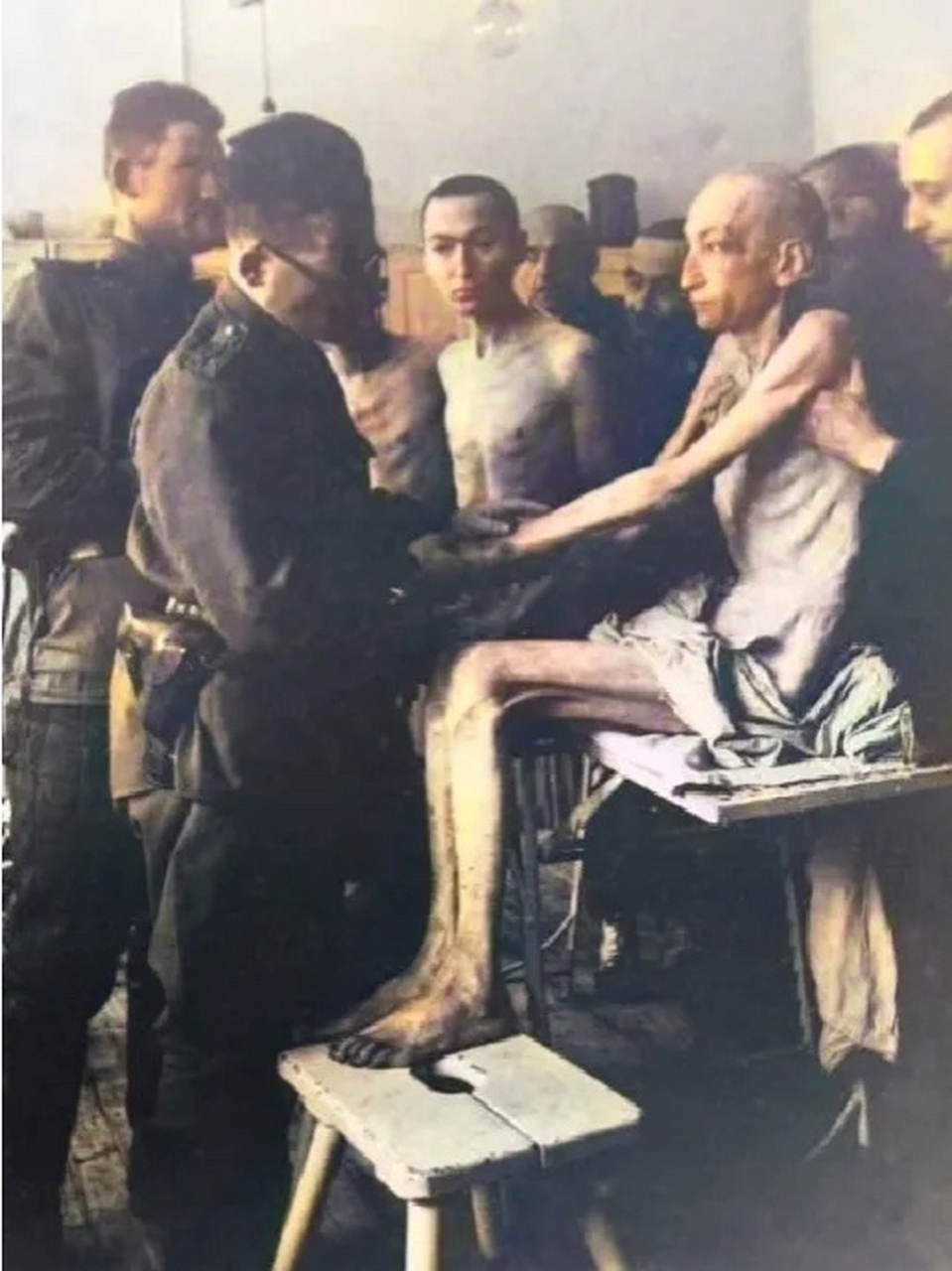 那个让人心碎的画面被镜头永久地定格下来——奥斯维辛集中营的解放