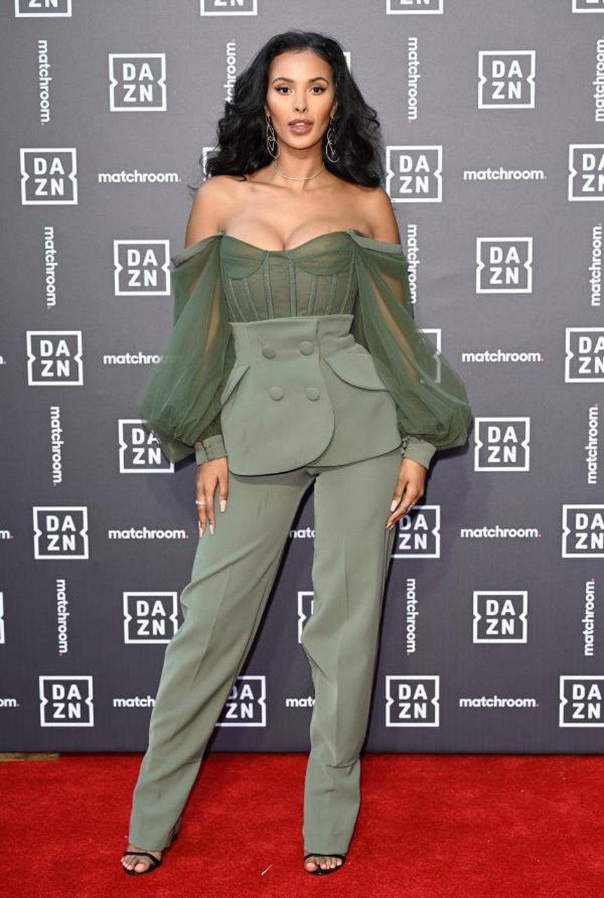 英国主持人玛雅·贾玛(maya jama)(c)