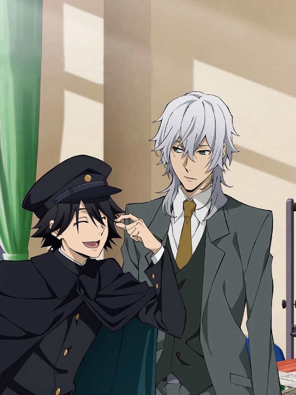 文豪野犬# 社长与乱步,能让乱步睁大眼,恐怕只有社长的夸奖了